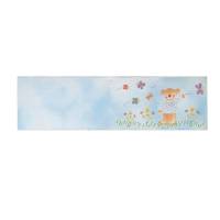 Bigliettino bomboniera personalizzabile battesimo azzurro scatola 25 fogli A4 da 20 biglietti - 24674