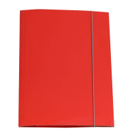 Cartellina con elastico - cartone plastificato - 3 lembi - 25 x 34 cm - rosso - Queen - conf. 10 pezzi - Starline - OD0032LBXXXAE02 - 8025133106414 - DMwebShop
