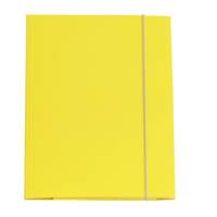 Cartellina con elastico - cartone plastificato - 3 lembi - 25 x 34 cm - giallo - Queen - conf. 10 pezzi - Starline - OD0032LBXXXAE04 - 8025133106506 - DMwebShop