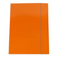 Cartellina con elastico - cartone plastificato - 3 lembi - 25 x 34 cm - arancio - conf. 10 pezzi - Queen Starline - OD0032LBXXXAE07 - 8025133106568 - DMwebShop
