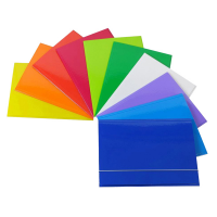 Cartellina con elastico - cartone plastificato - 3 lembi - 25 x 34 cm - colori assortiti - Queen - conf. 10 pezzi - Starline - OD0032LBXXXAE15 - 8025133106650 - DMwebShop