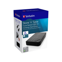 HDD esterno 3.5 USB 3.0 - 2 Tb - Verbatim - 47683 - 023942476832 - DMwebShop