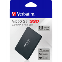 SSD Interno Vi550 SATA III 2.5 SSD - 512 Gb - Verbatim - 49352 - 023942493525 - DMwebShop