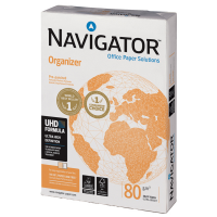 Carta Organizer - 4 fori - A4 - 80 gr - conf. 500 fogli - Navigator 88501