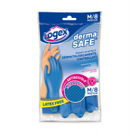 Guanti in nitrile Dermasafe - taglia M - blu - Logex Professional - 1254LXM - 8003350516896 - DMwebShop