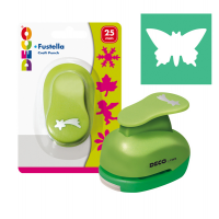 Fustella - motivo farfalla - dimensione sagoma 25 mm - Deco - 10642 - 8004957106428 - DMwebShop