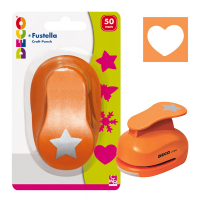 Fustella - motivo cuore - dimensione sagoma 50 mm - Deco - 11162/3 - 8004957111644 - DMwebShop