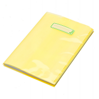 Coprimaxi - polietilene trasparente - con alette e con portanome - A4 - giallo - Balmar 2000 - 100500856 - 28010151015187 - DMwebShop