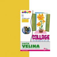 Carta velina - 50 x 76 cm - oro - busta 24 fogli - Deco - 05322 - 8004957053227 - DMwebShop