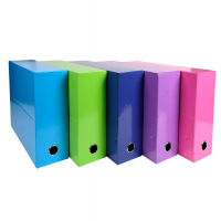 Scatola progetto Iderama - dorso 90 mm - 5 colori assortiti tenui - 25 x 33 cm - Exacompta - 89929E - 3130630899297 - DMwebShop