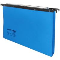 Cartella sospesa Cartesio PP - cassetto - PPL - interasse 39 cm - fondo U - 37 x 25 cm - blu - Bertesi - 500/395 3-A3 - 89335A - DMwebShop