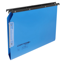 Cartella sospesa Cartesio PP - armadio - PPL - interasse 33 cm - fondo U 3 cm - 32,6 x 28 cm - blu - Bertesi - 514M BETA3-A3 - 89336A - DMwebShop