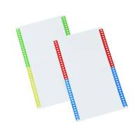 Cartellini per cartelle sospese - 140 mm - pack 10 fogli da 34 cartoncini - Bertesi - 033-10 - 8058983265512 - DMwebShop