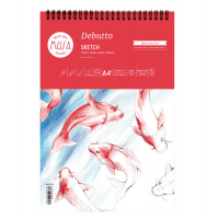 Blocco schizzi Debutto - A4 - 21 x 29,7 cm - 120 gr - 70 fogli - bianco - conf. 4 pezzi - Musa - MU133394 - 8004957122817 - DMwebShop