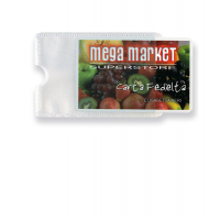 Busta porta card - 5,8 x 8,7 cm - 1 tasca - trasparente - conf. 100 pezzi - Sei Rota - 484301 - 8004972027227 - DMwebShop