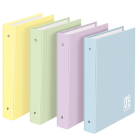 Raccoglitore One Color Pastel - A4 - 26 x 32 cm - dorso 4 cm - 4 anelli 30 mm - colori assortiti - conf. 6 pezzi - Blasetti - 7191 - 8007758271913 - DMwebShop