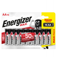 Pile stilo AA - 1,5 V - Max - blister 16 pezzi - Energizer E303327500