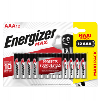 Pile stilo AAA - 1,5 V - Max - blister 12 pezzi - Energizer E303323400
