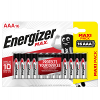 Pile ministilo AAA - 1,5 V - max - blister 16 pezzi - Energizer E303349300