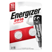 Pile CR2016 Lithium - 3 V - specialistiche - blister 2 pezzi - Energizer - E300789000 - 7638900248340 - DMwebShop