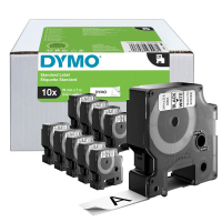Nastri D1 - 19 mm x 7 mt - nero-bianco - value pack 10 pezzi - Dymo - 2093098 - 3026980930981 - DMwebShop