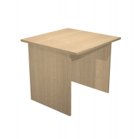 Scrivania Easy - lineare - 80 x 80 x 72 cm - rovere - Artexport - 001PAN_C - DMwebShop