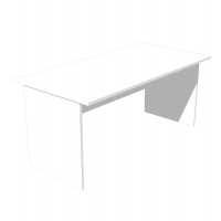 Scrivania Easy - lineare - 120 x 80 x 72 cm - bianco - Artexport - 004PAN_3 - DMwebShop