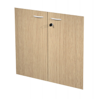Coppia ante Easy - in melaminico - per mobile basso - 80 x 67 cm - spessore 18 mm - rovere - Artexport - 60067M_C - DMwebShop