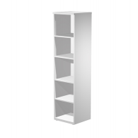Mobile Agora' - alto a giorno - 45 x 46 x 181,8 cm - bianco - Artexport - BH45_3 - DMwebShop