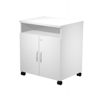 Mobile di servizio Agora' - su ruote - 68 x 52 x 77 cm - bianco - Artexport - DES_3 - DMwebShop
