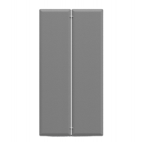 Pannello fonoassorbente Moody - 140 x 40 cm - grigio - Artexport
