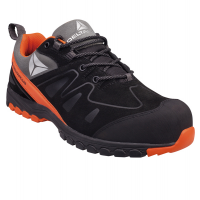 Calzatura di sicurezza Brooklyn S3 SRC - tomaia in pelle scamosciata - numero 42 - nero - Deltaplus - BROOKS3NO42 - 3295249230470 - DMwebShop