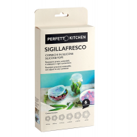 Coperchi in silicone Sigillafresco - set 6 pezzi - Perfetto 29013