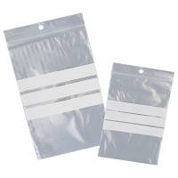 Sacchetti zip - con bande scrivibili e foro - 8 x 12 cm - 50 micron - PE - conf. 100 pezzi - Viva - 3070BAD - 8014035216000 - DMwebShop