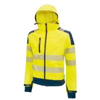 Giacca alta visibilita' Softshell Miky - taglia L - giallo fluo - U-power - HL169YF-L - 8033546387245 - DMwebShop