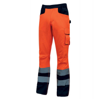 Pantalone invernale alta visibilita' Beacon - arancio fluo - taglia XL - U-power - HL156OF-XL - 8033546385364 - DMwebShop