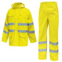 Completo antipioggia alta visibilita' Cover - taglia XL - giallo fluo - U-power - HL168YF-XL - 8033546387115 - DMwebShop