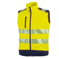 Gilet alta visibilta' Softshell Dany - taglia XL - giallo fluo - U-power - HL173YF-XL - 8033546410134 - DMwebShop