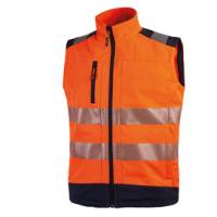 Gilet alta visibilta' Softshell Dany - taglia L - arancio fluo - U-power - HL173OF-L - 8033546410059 - DMwebShop