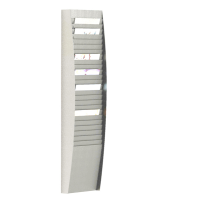 Portadepliant wall organizers - a 25 tasche A4 verticali - 27,3 x 12,9 x 112 cm - Paperflow - K500008 - 3660141170146 - DMwebShop