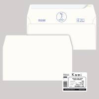 Busta KAMI STRIP bianca carta riciclata FSC senza finestra - 110 x 230 mm - 100 gr - conf. 500 pezzi - Pigna - 0250003AM - 8059020921446 - DMwebShop