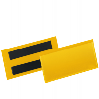Buste identificazione magnetica - 100 x 38 mm - giallo - conf. 50 pezzi - Durable - 1741-04 - 4005546996967 - DMwebShop