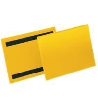 Buste identificazione magnetica - A5 orizzontale - giallo - conf. 50 pezzi - Durable - 1743-04 - 4005546997162 - DMwebShop
