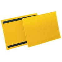 Buste identificazione magnetiche - A4 - orizzontali (311 x 225 mm) giallo - conf.50 pezzi - Durable - 1745-04 - 4005546997001 - DMwebShop