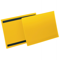 Buste identificazione magnetiche - A4 - orizzontali (311 x 225 mm) giallo - conf.50 pezzi - Durable - 1745-04 - 4005546997001 - DMwebShop