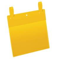 Buste con fascette di aggancio - A5 - orizzontali (223 x 380 mm) giallo - conf. 50 pezzi - Durable - 1749-04 - 4005546997063 - DMwebShop