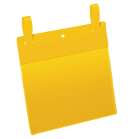 Buste con fascette di aggancio - A5 - orizzontali (223 x 380 mm) giallo - conf. 50 pezzi - Durable - 1749-04 - 4005546997063 - DMwebShop