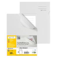 Cartelline a L Poli Privacy per documenti riservati - conf. 10 pezzi - Sei Rota - 662400 - 8004972028583 - DMwebShop