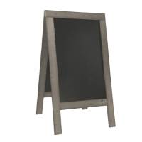 Lavagna Sandwich Nature - legno grigio - 131 x 72,7 x 72 cm - Securit - SBS-NG-135 - 8719075287729 - DMwebShop