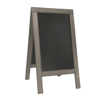 Lavagna Sandwich Nature - legno grigio - 131 x 72,7 x 72 cm - Securit - SBS-NG-135 - 8719075287729 - DMwebShop